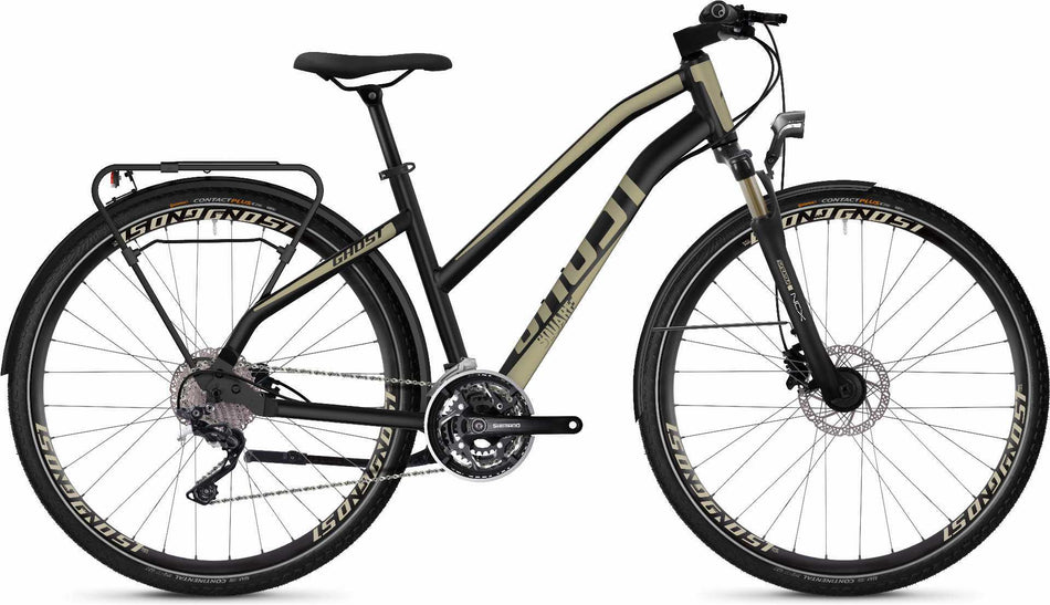 Ghost Square Trekking 6.8 AL W Trekkingrad 28" jet black / ext gold