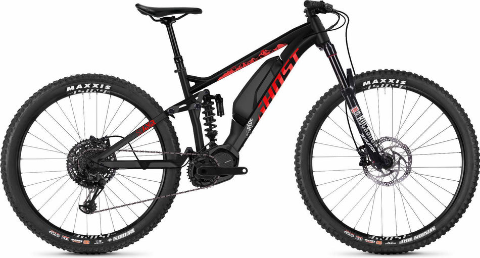 Ghost Hybride SLAMR S2.7+ AL U E-Bike 29" night black / riot red / iridium silver