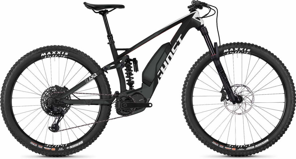 Ghost Hybride SLAMR S4.7+ LC E-Bike 29" titanium gray / star white / riot red
