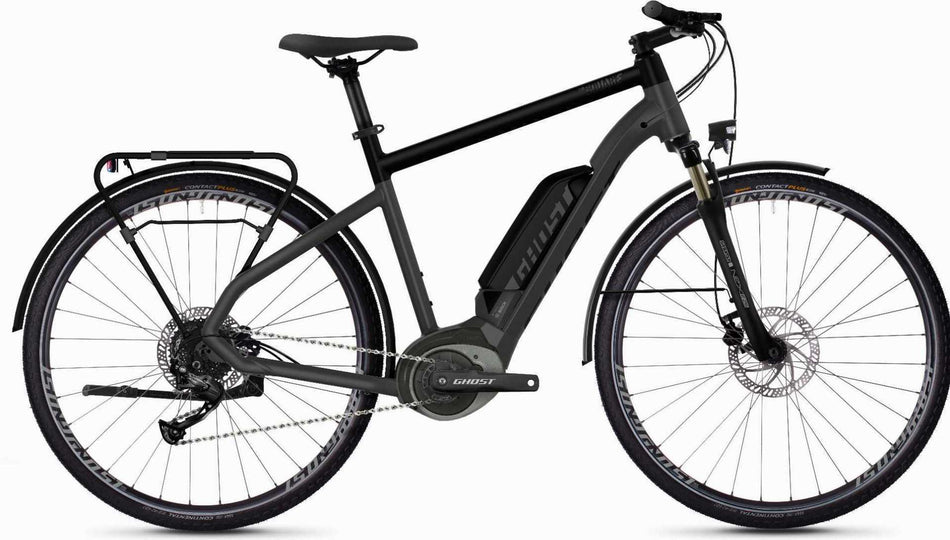 Ghost Hybride Square Trekking B1.8 AL U E-Bike 28" titanium gray / jet black / iridium silver