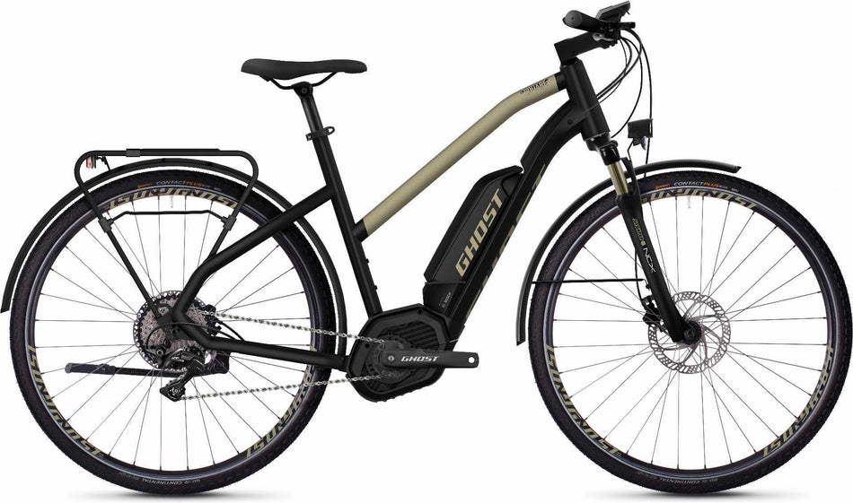Ghost Hybride Square Trekking B5.8 AL W E-Bike 28" jet black / ext gold