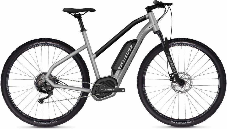 Ghost Hybride Square Cross B2.9 AL W E-Bike 29" iridium silver / jet black