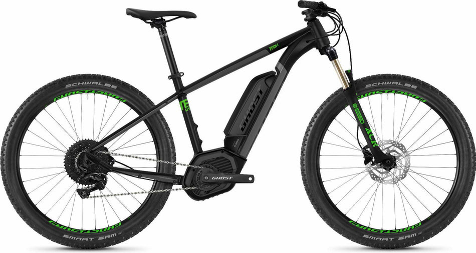 Ghost Hybride Teru B4.7+ AL U E-Bike 27,5+" jet black / urban gray / riot green