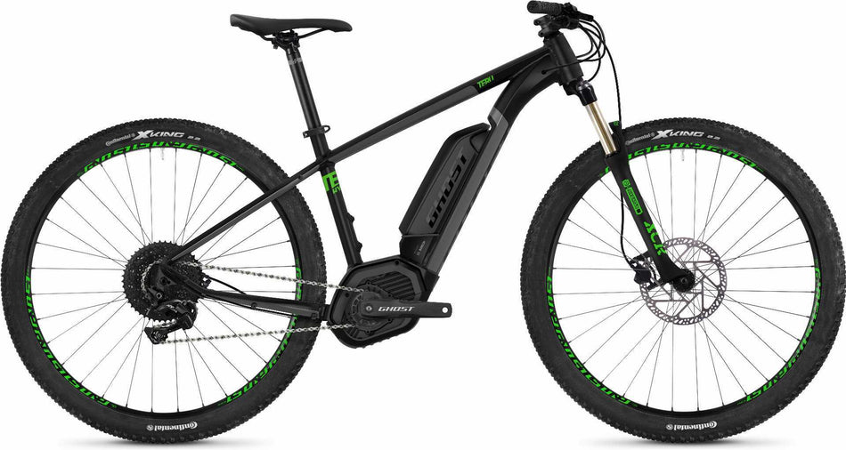 Ghost Hybride Teru B4.9 AL U E-Bike 29" jet black / urban gray / riot green