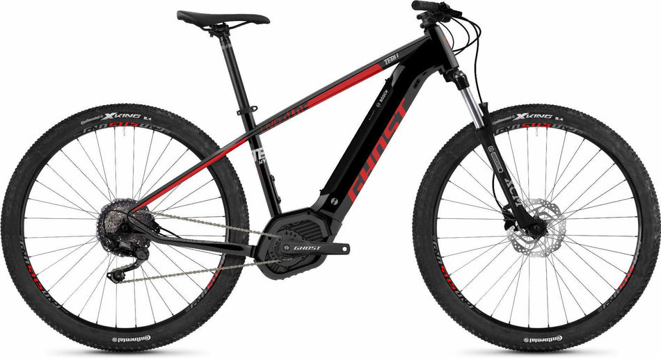 Ghost Hybride Teru PT B3.9 AL U E-Bike 29" jet black / riot red / urban grey