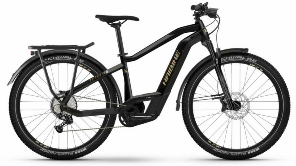 Haibike Trekking 11 750 Wh E-Bike Diamant 27,5" gloss black metal tan