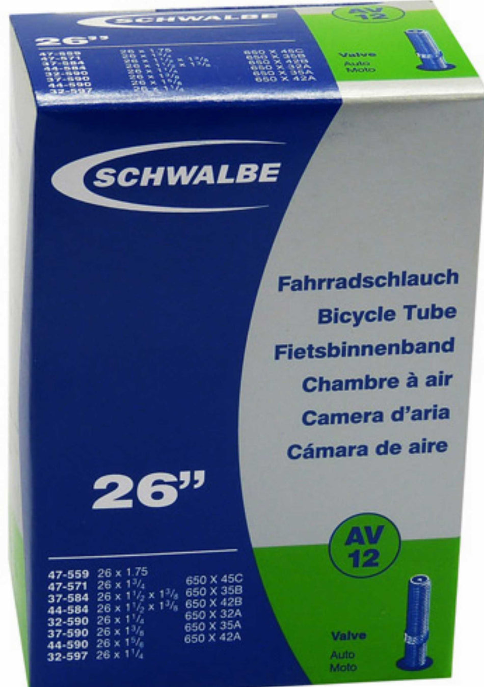 Schwalbe Nr.12 Schlauch 26''