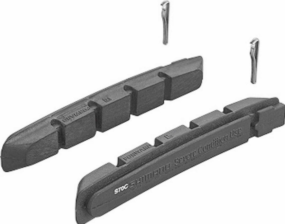 Shimano S70C Bremsbeläge V-Brake Cartridge 2 Paar