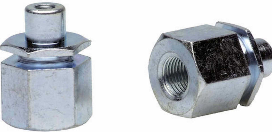 Followme Adapter Vollachse M10 x 1 für zweites Zugrad 1 Paar