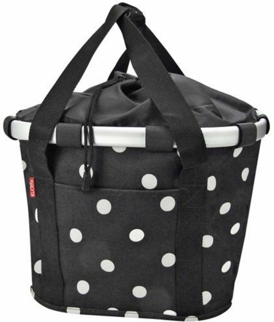 KLICKfix Reisenthel Bikebasket Lenkertasche mit Aluminumrahmen Black Dots