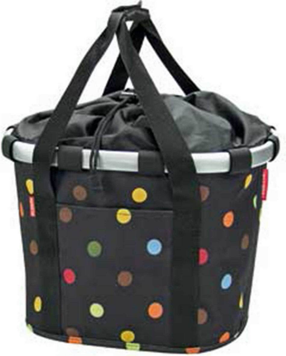 KLICKfix Reisenthel Bikebasket Lenkertasche mit Aluminumrahmen Dots