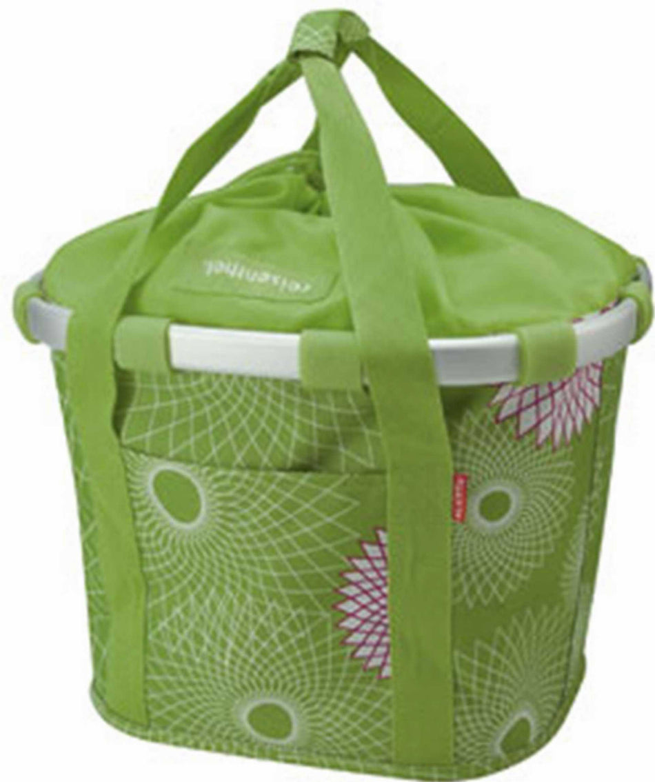 KLICKfix Reisenthel Bikebasket Lenkertasche mit Aluminumrahmen Crystals/Lime-grün