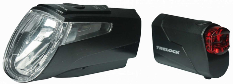 Trelock LS 460 I-GO® POWER + LS 720 Reggo Akku-Beleuchtungsset schwarz