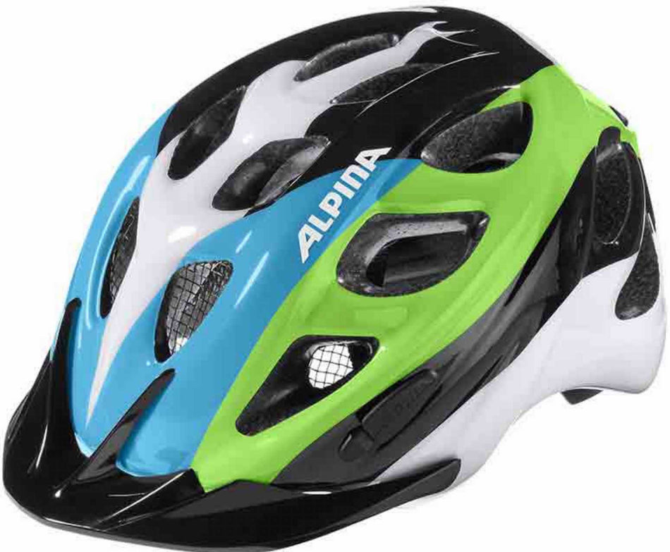 Alpina Rocky Kinder-Helm black blue-green