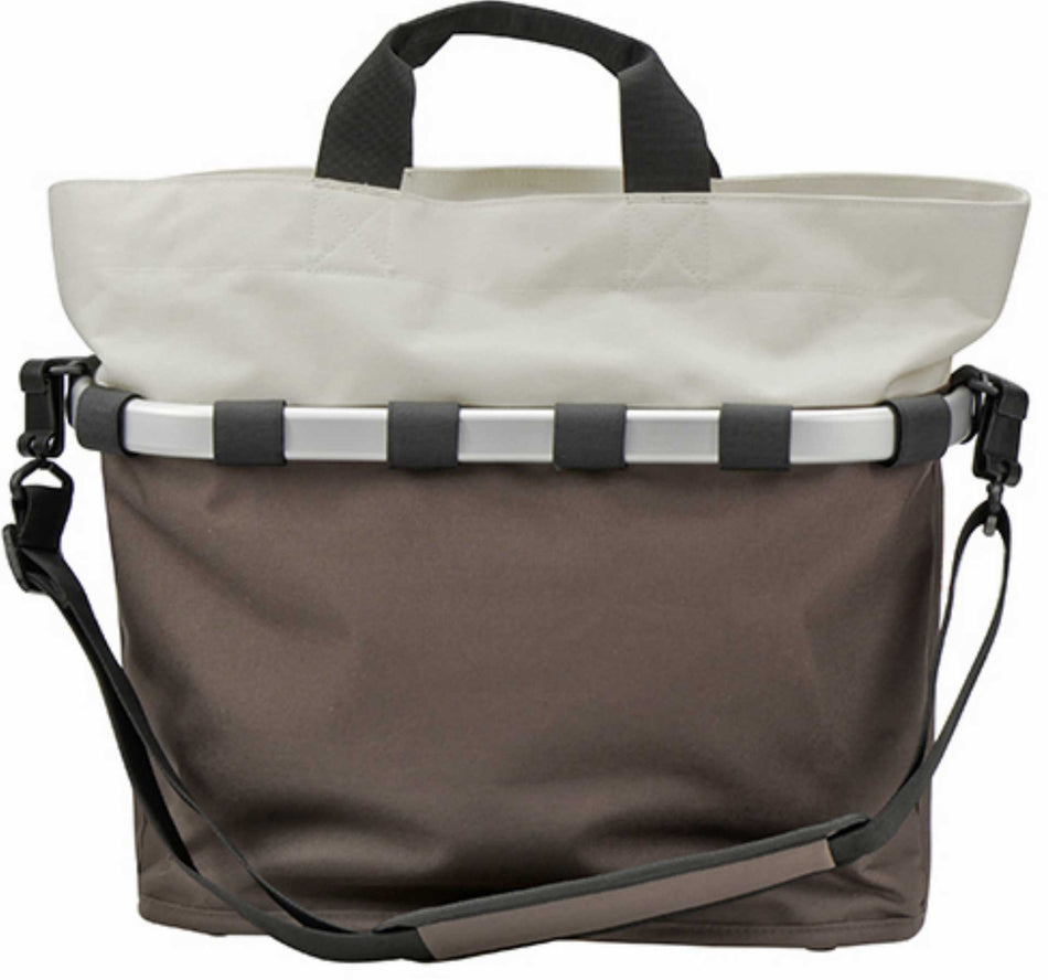 KLICKfix Reisenthel Bikebasket Oval M Gepäckträgertasche Mocca