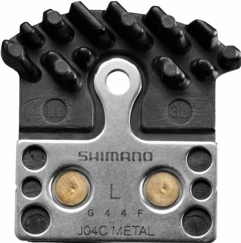 Shimano Ice-Tech J04C Metall mit Kühlrippen Scheibenbremsbeläge 1 Paar