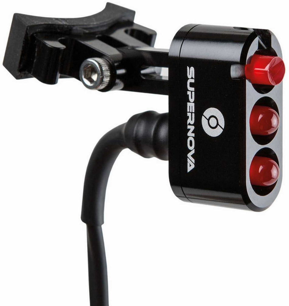 B-Ware - SUPERNOVA E3 Tail Light 2 für Sattelstützmontage, 12V, StVZO, schwarz (Gebrauchtware)