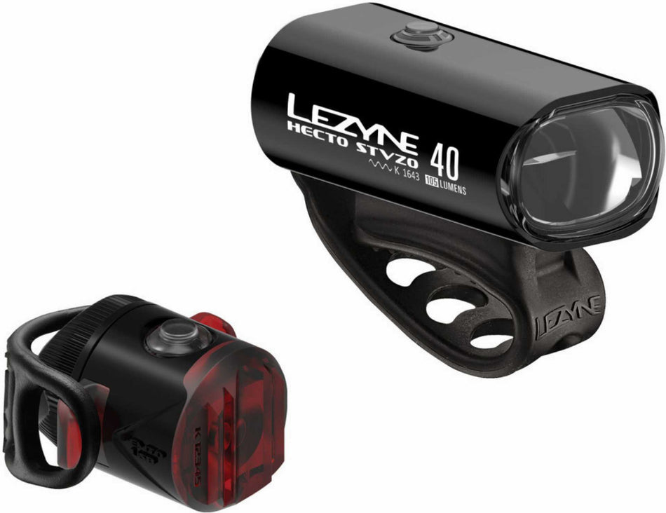 Lezyne LED Beleuchtungsset Hecto Drive 40 + Femto StVZO