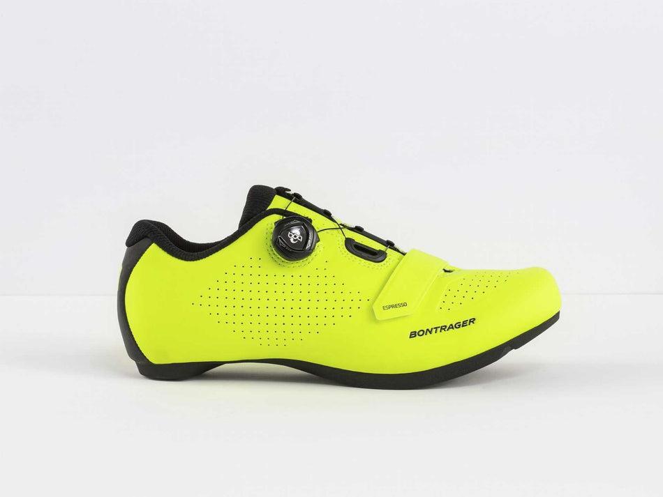 Bontrager Espresso Rennradschuhe visibility yellow