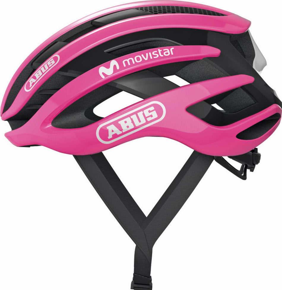 Abus Airbreaker Rennrad-Helm maglia rosa