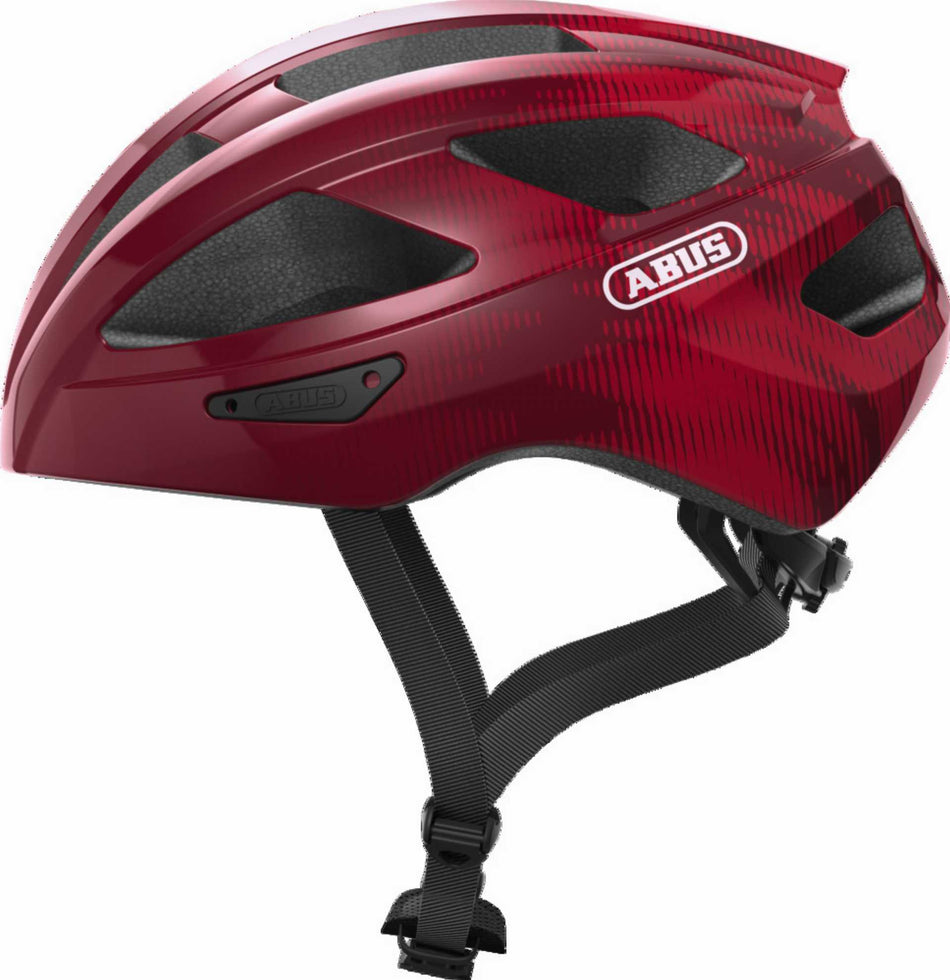 Abus MACATOR Rennrad-Helm bordeaux red