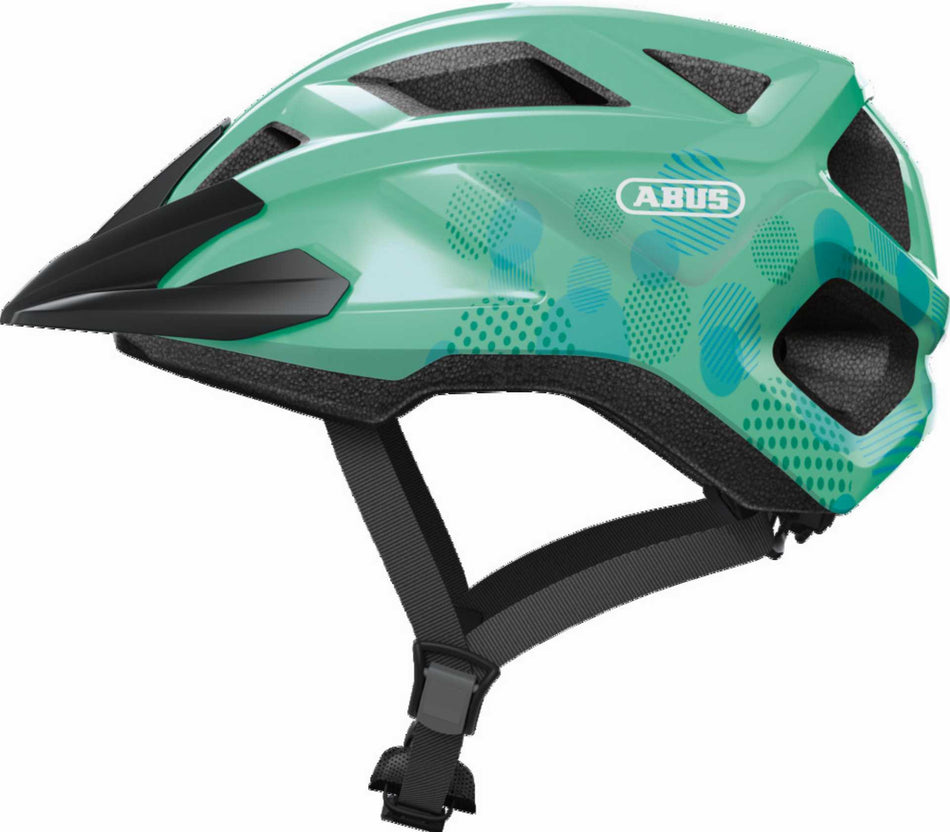 Abus MountZ Kinder-Helm celeste green