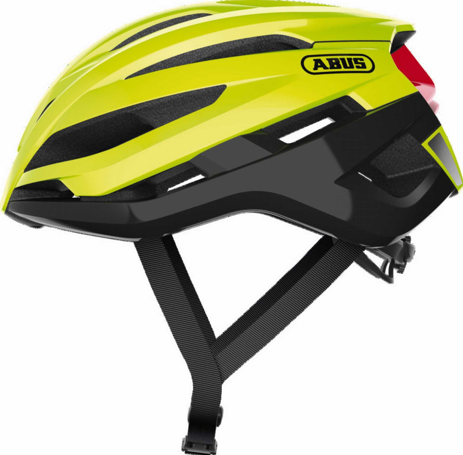 Abus StormChaser Rennrad-Helm neon yellow