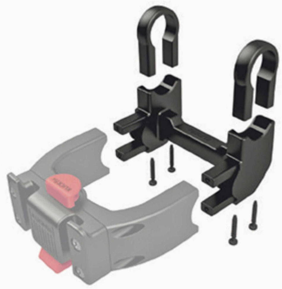 KLICKfix Distanzset E 90 Grad  für Lenker Adapter E schwarz