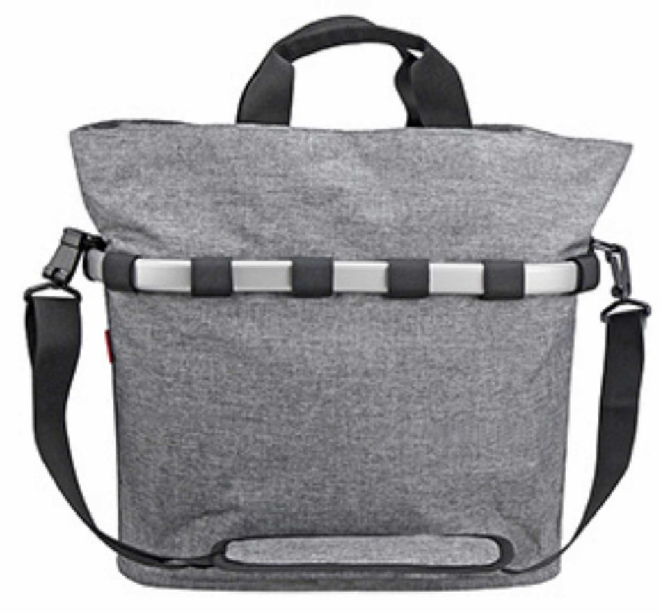 KLICKfix Reisenthel Bikebasket Oval M Gepäckträgertasche twist silver