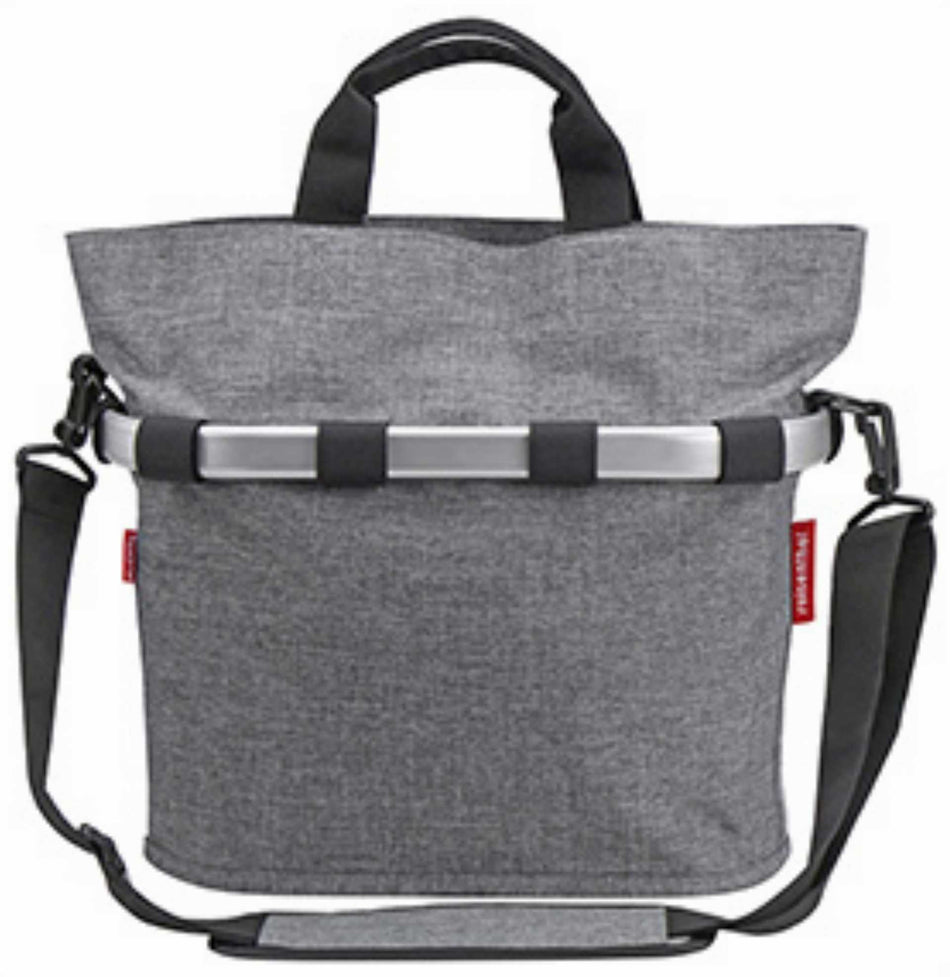 KLICKfix Reisenthel Bikebasket Oval S Lenkertasche twist silver