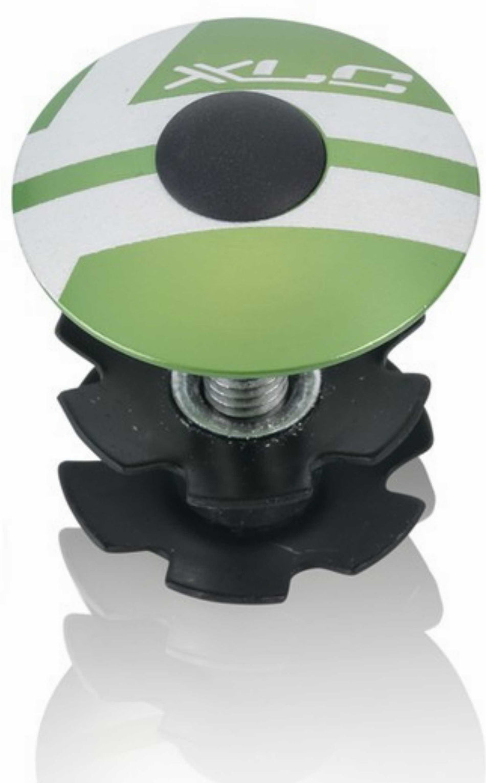 XLC A-Head Plug AP-S01 1.1/8", Alu, limegreen