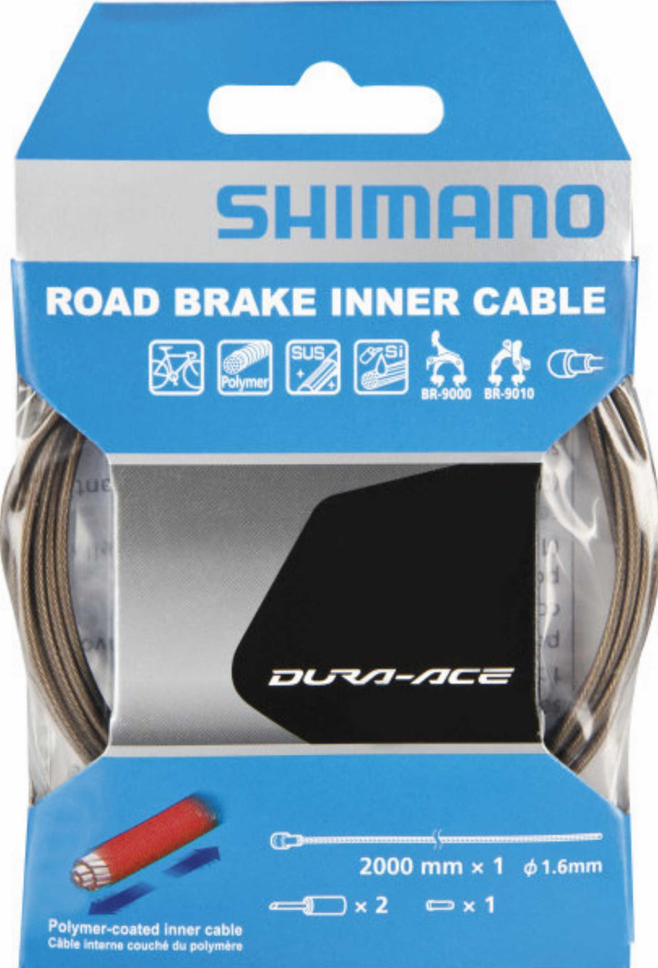 Shimano 1 Stk. Bremszug 2.000 mm VR oder HR