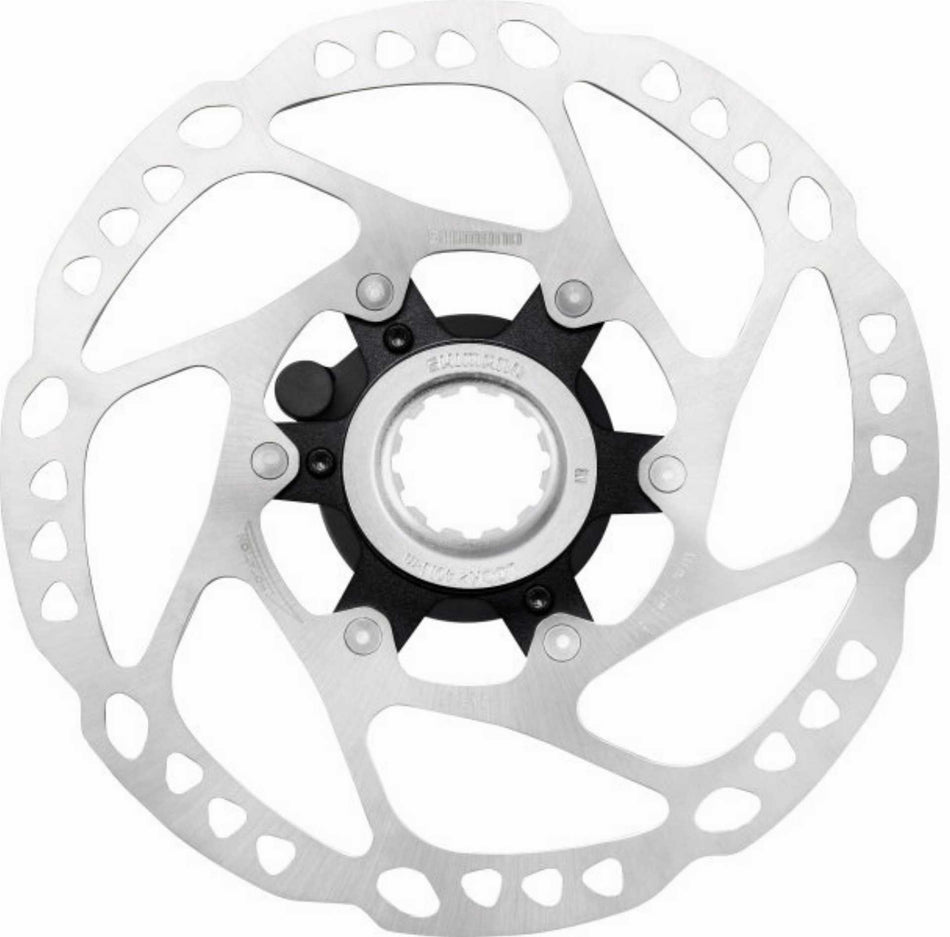 Shimano BREMSSCHEIBE RT-EM600 203 MM MIT LOCK-RING AUSSENVERZAHNUNG