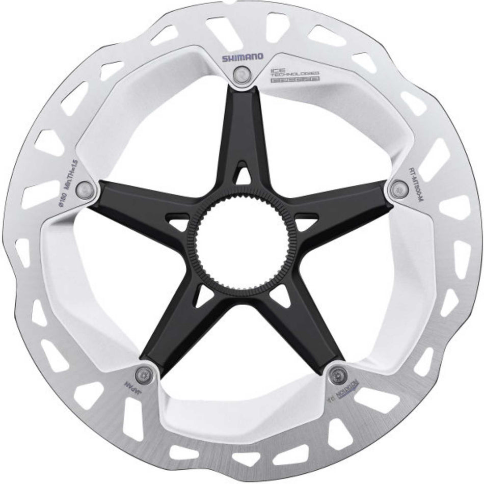Shimano BREMSSCHEIBE RT-MT800 180 MM MIT LOCK RING AUSSENVERZAHNUNG