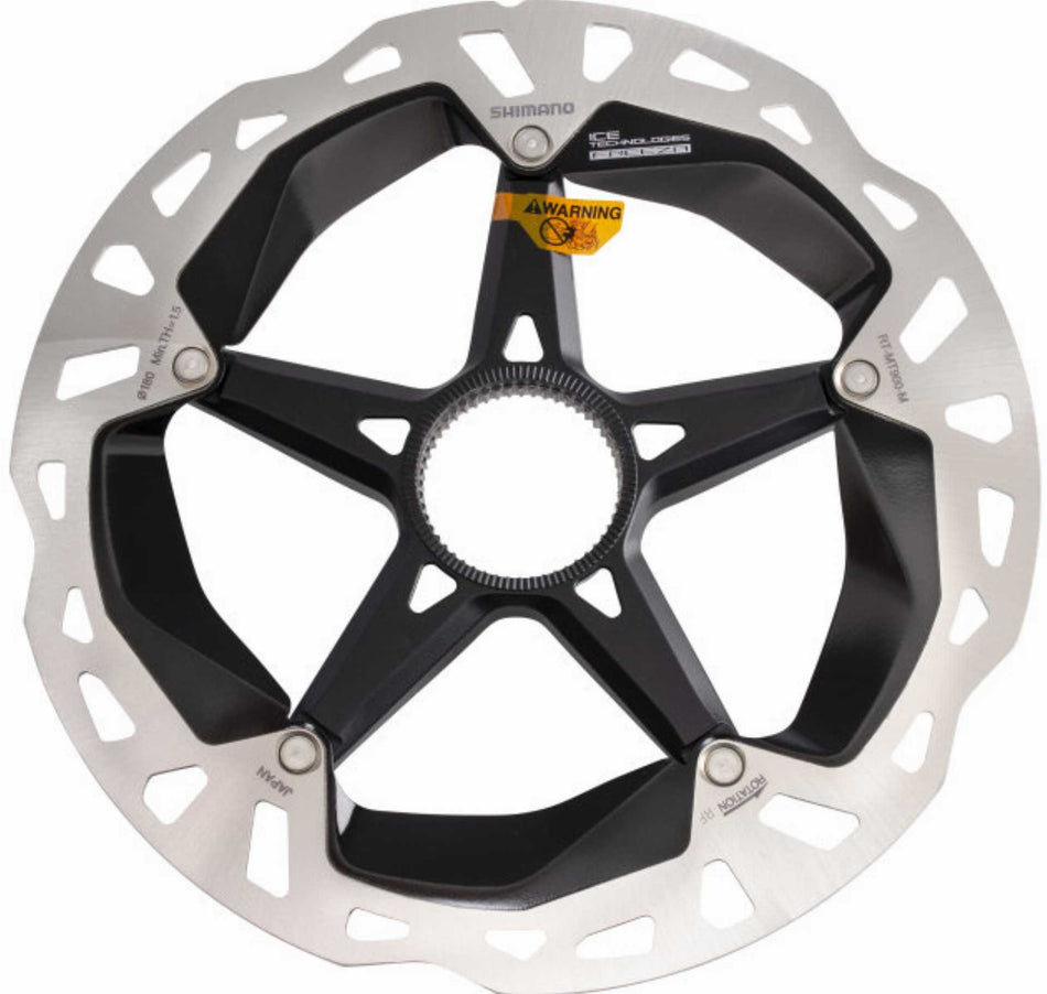 Shimano BREMSSCHEIBE RT-MT900 180 MM MIT LOCK-RING AUSSENVERZAHNUNG
