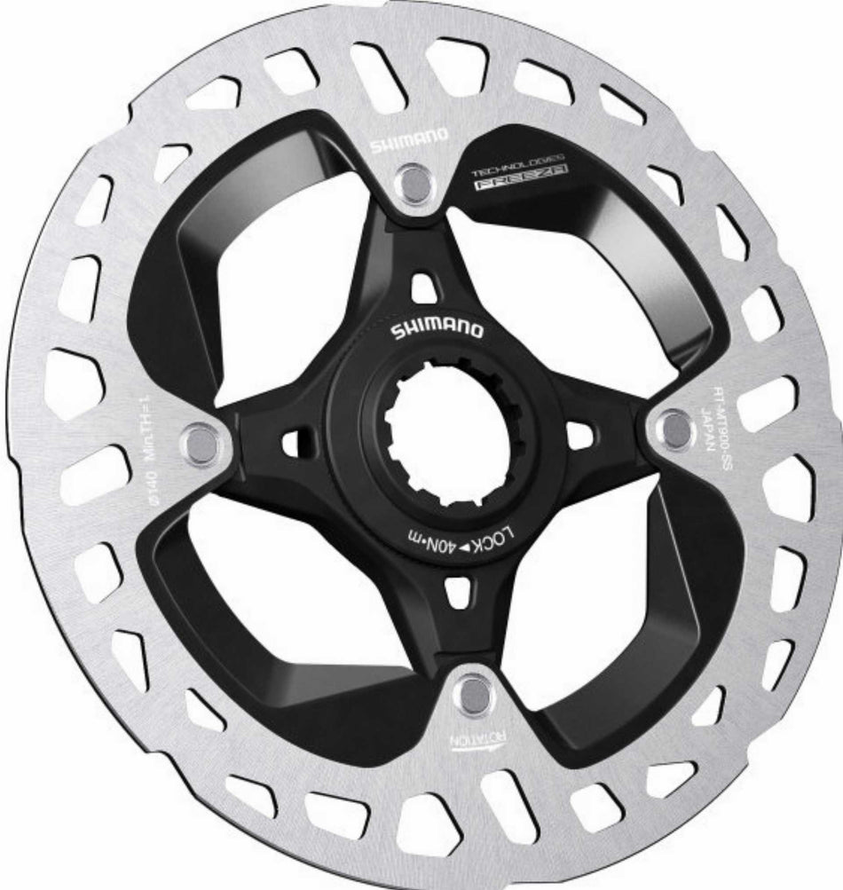 Shimano Bremsscheibe SM-MT900 ICE TECHNOLOGIES FREEZA, Center-Lock, 140 mm, Metall/Resin