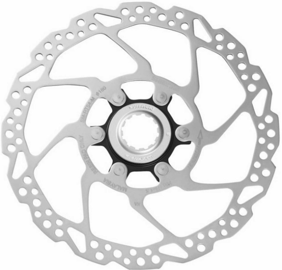 Shimano BREMSSCHEIBE SM-RT54 180MM RESIN P. MIT LOCK-RING AUSSENVERZAHNUNG