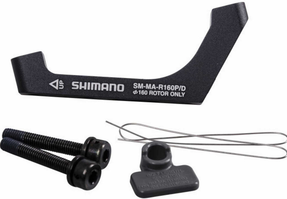 Shimano Scheibenbremsadapter hinten PM-Bremssattel auf Flat Mount Gabel/-Rahmen 160