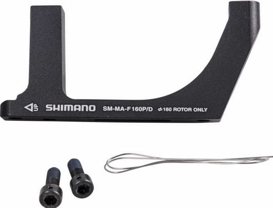 Shimano Scheibenbremsadapter vorne PM-Bremssattel auf Flat Mount Gabel/-Rahmen, 160 mm