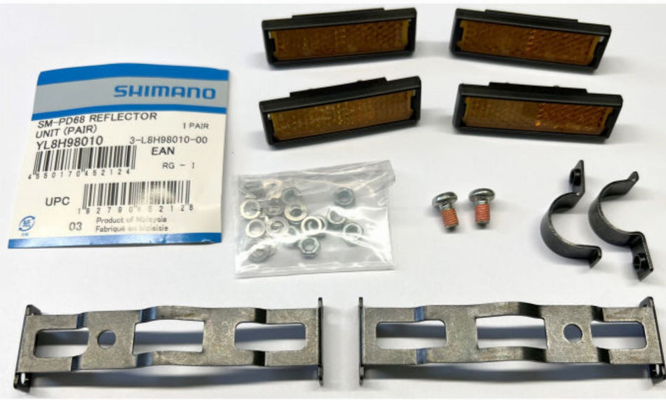 Shimano Reflektoren PD68 für Pedale PD-EH500
