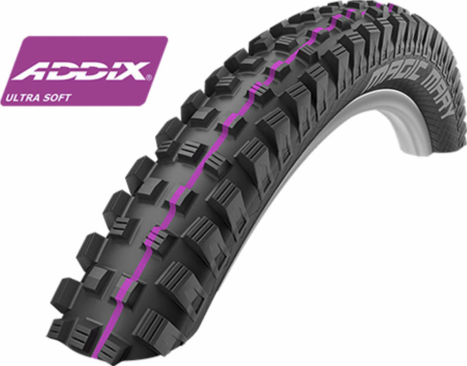 Schwalbe MAGIC MARY Perf, BikePark 26" Drahtreifen Black 60-559