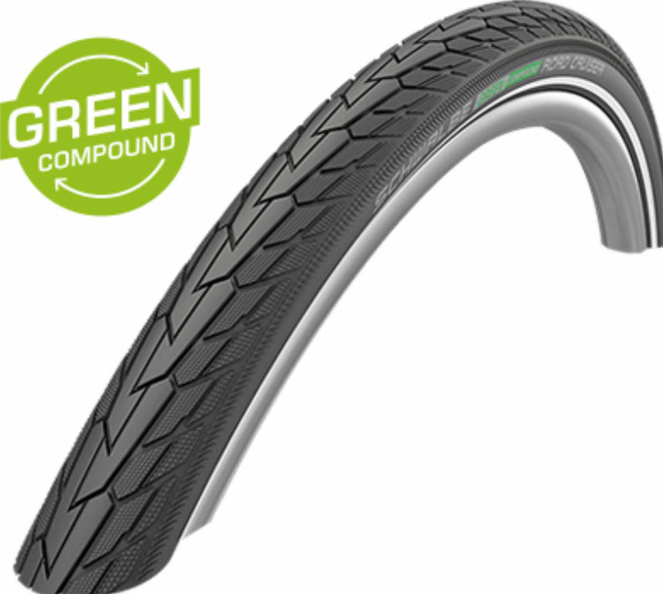 Schwalbe ROAD CRUISER K-Guard, TwinSkin 20" Drahtreifen Black 47-406