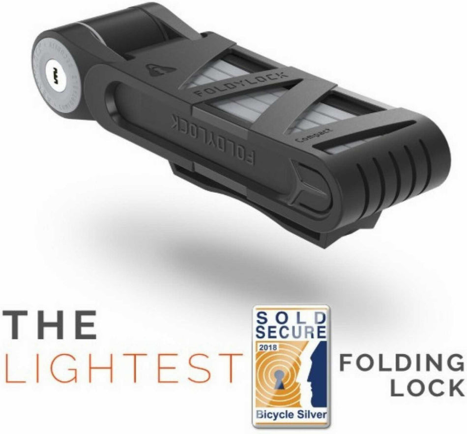B-Ware - Voxom Fahrradschloss Foldylock Clipster schwarz (Gebrauchtware)