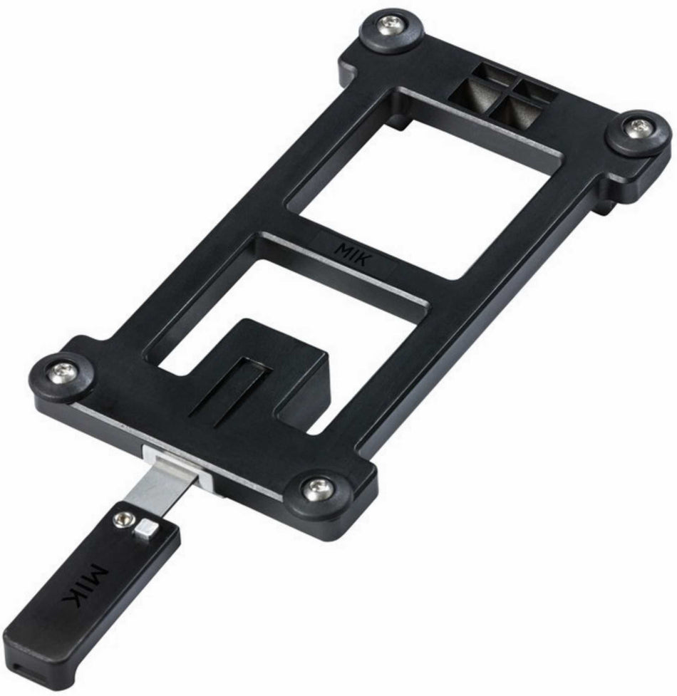 Basil Mik Adapterplatte schwarz f. abnehm. Fahrradzubehör