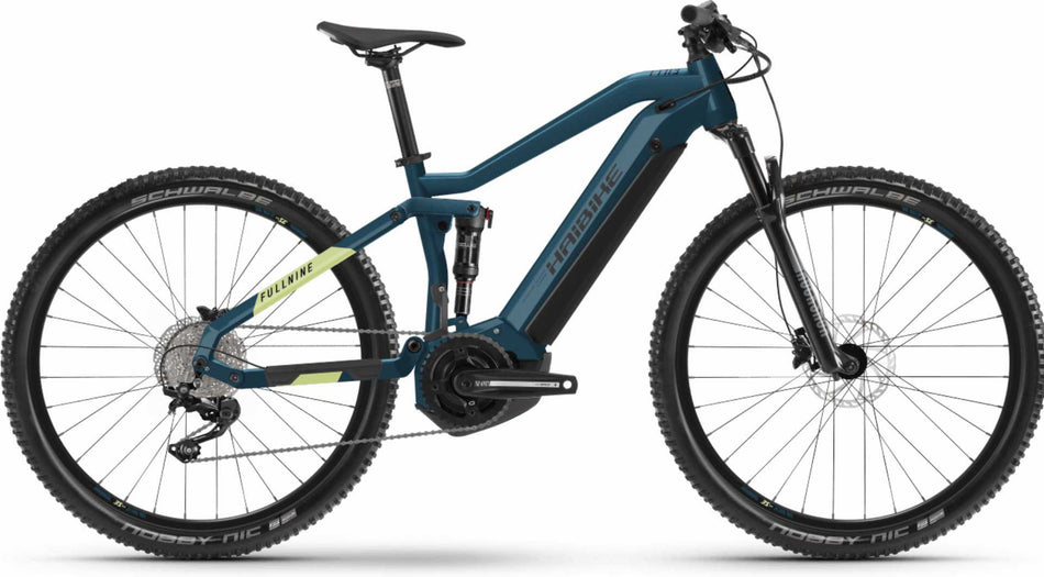 Haibike FullNine 5 29" blue/canary
