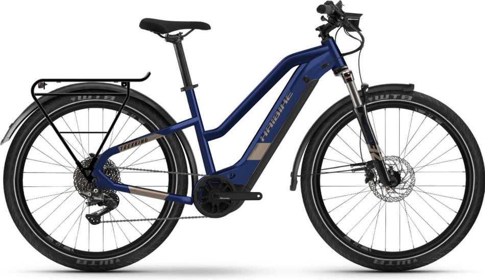 Haibike Trekking 7 Mid 27,5" blue/ sand