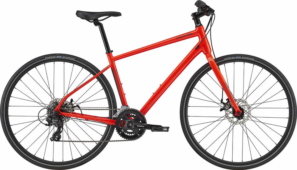 Cannondale Quick Disc 5 Fitnessbike Herren 28" acid red
