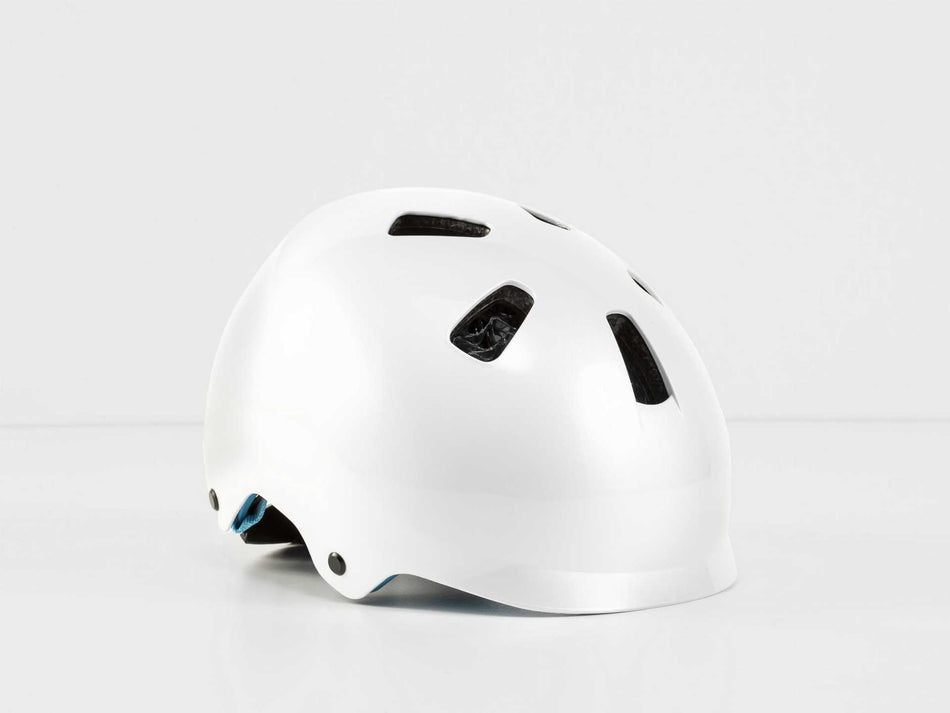 Bontrager Jet Wavecel Child Helm white/azure 48-52 cm