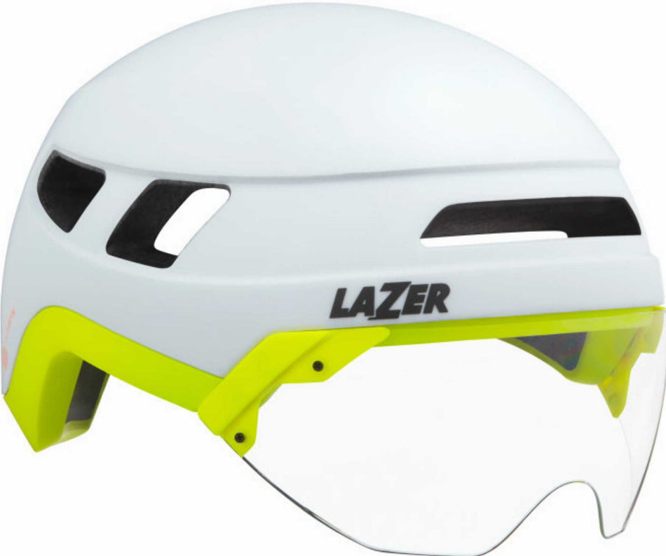 B-Ware - Lazer Urbanize NTA MIPS Helm + LED matte white flash yellow (Gebrauchtware)