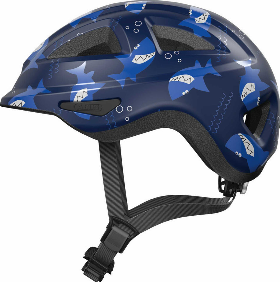 Abus Anuky 2.0 ACE Kinder-Helm blue sharky